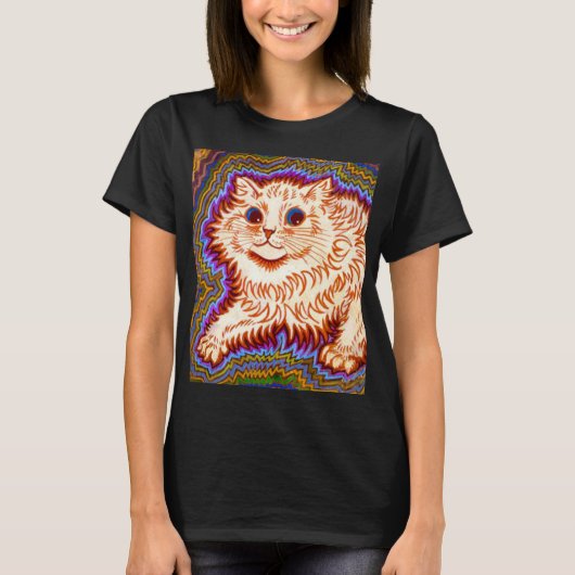 Kaleidoscope Cat T-shirt (Voorkant)