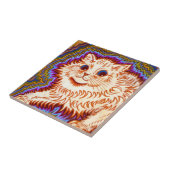 Kaleidoscope Cat Tegeltje (Zijkant)