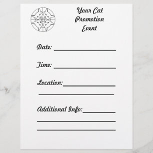 Kaleidoscope Cats Cat Promotional Flyers aanpassen