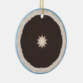 Kaleidoscope Chocolate Pie Ornaments Keramisch Ornament (Rechts)