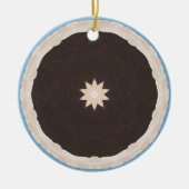 Kaleidoscope Chocolate Pie Ornaments Keramisch Ornament (Voorkant)