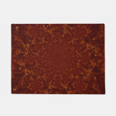 Kaleidoscope Copper Rust Brown Patroonontwerp Deurmat (Voorkant)