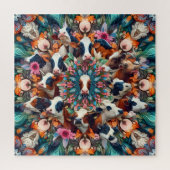 Kaleidoscope Cows Legpuzzel (Verticaal)