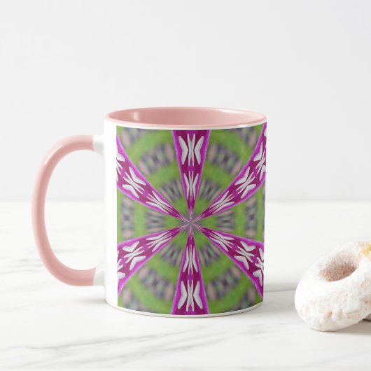 Kaleidoscope Dahlia Mok (Met donut)
