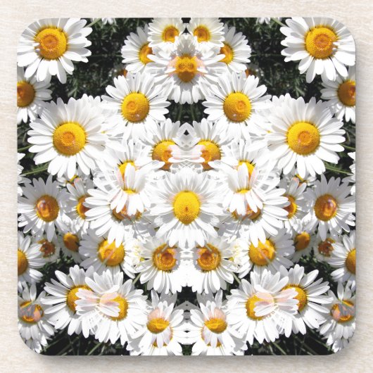 Kaleidoscope Daisies Pattern Onderzetter (Voorkant)