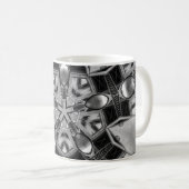 Kaleidoscope dark ster koffiemok (Voorkant rechts)