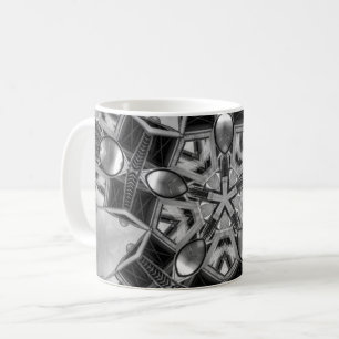 Kaleidoscope dark ster koffiemok
