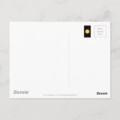 Kaleidoscope Design Bright Yellow Star Briefkaart (Achterkant)