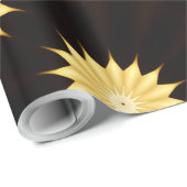 Kaleidoscope Design Bright Yellow Star Cadeaupapier (Rol Hoek)