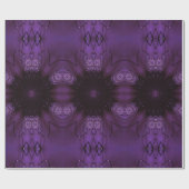 Kaleidoscope Design Chic Elegant Shiny Paars Cadeaupapier (Vlak)