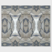 Kaleidoscope Design Light en Dark Grey Pattern Cadeaupapier (Vlak)