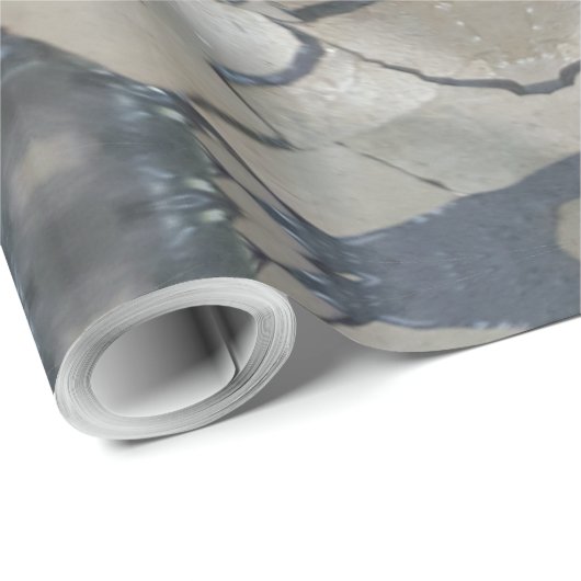 Kaleidoscope Design Light en Dark Grey Pattern Cadeaupapier (Rol Hoek)