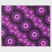 Kaleidoscope Design Paars Pink Art Cadeaupapier (Vlak)