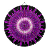 Kaleidoscope Design Paars Pink Art Dartbord (Voorkant)