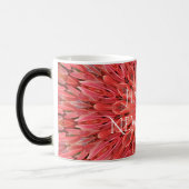 Kaleidoscope Design Red Flower Happy Nieuwjaar Magische Mok (Links)