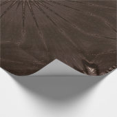 Kaleidoscope Design Rustic Brown Cadeaupapier (Hoek)