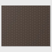 Kaleidoscope Design Rustic Brown Cadeaupapier (Vlak)
