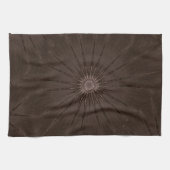 Kaleidoscope Design Rustic Brown Theedoek (Horizontaal)