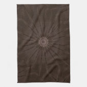 Kaleidoscope Design Rustic Brown Theedoek (Verticaal)
