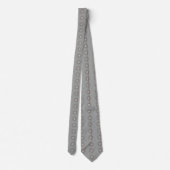 Kaleidoscope Design Rustic Light Grey Colors Stropdas (Achterkant)