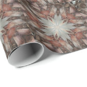 Kaleidoscope Design Star van de boomstam van de pa Cadeaupapier (Rol Hoek)