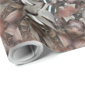 Kaleidoscope Design Star van de boomstam van de pa Cadeaupapier (Rol Hoek)