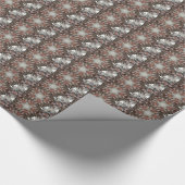 Kaleidoscope Design Star van de boomstam van de pa Cadeaupapier (Hoek)