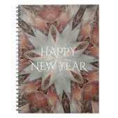 Kaleidoscope Design Star van de boomstam van de pa Notitieboek (Voorkant)