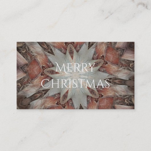 Kaleidoscope Design Star van de boomstam van de pa Visitekaartje (Voorkant)