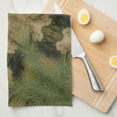 Kaleidoscope Design Star van Pampas Grass Green Theedoek (Quarter Fold)