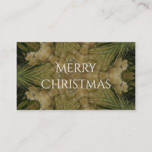 Kaleidoscope Design Star van Pampas Grass Green Visitekaartje