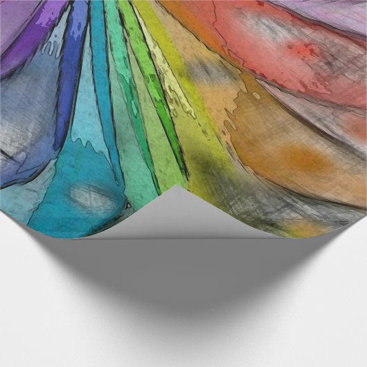 Kaleidoscope Dragonfly Cadeaupapier (Hoek)