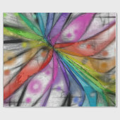 Kaleidoscope Dragonfly Cadeaupapier (Vlak)