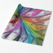 Kaleidoscope Dragonfly Cadeaupapier (Uitgerold)