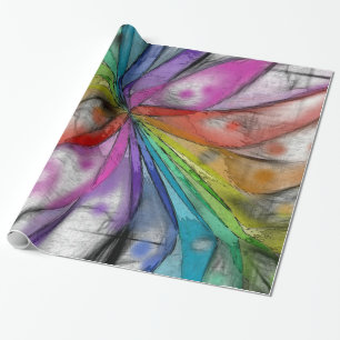 Kaleidoscope Dragonfly Cadeaupapier