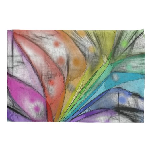 Kaleidoscope Dragonfly Kussensloop (Achterkant)