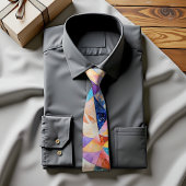 Kaleidoscope Dreams Abstracte kunst Stropdas