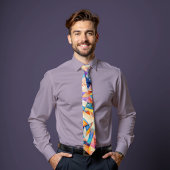 Kaleidoscope Dreams Abstracte kunst Stropdas