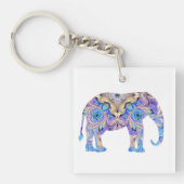 Kaleidoscope Elephant Sleutelhanger (voorkant)