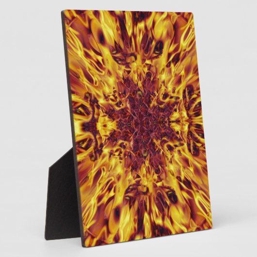 Kaleidoscope Fire Explosion Fotoplaat (Zijkant)
