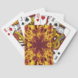 Kaleidoscope Fire Explosion Pokerkaarten