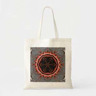 Kaleidoscope Flames Canvas tas