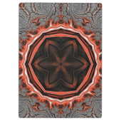 Kaleidoscope Flames Clipboard Klembord (Achterkant)