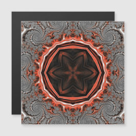 Kaleidoscope Flames Magnetic Kaart