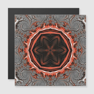 Kaleidoscope Flames Magnetic Kaart