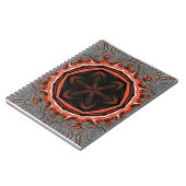 Kaleidoscope Flames Spiral Notitieboek (Linkerzijde)