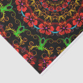 Kaleidoscope Flower Hibiscus I + your idea Tissuepapier (Detail)