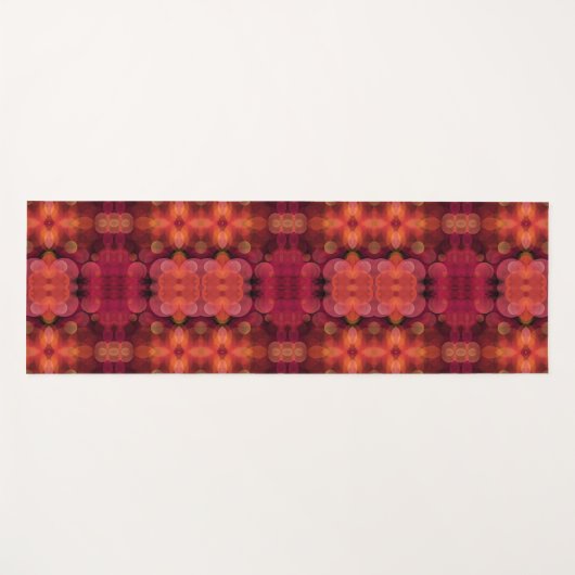 Kaleidoscope Flowers Reversible Yogamat (Voorkant (horizontaal))