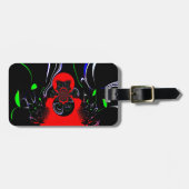 Kaleidoscope Fluid Art Print Bagagelabel (Voorkant horizontaal)