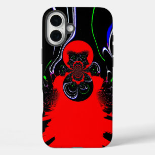 Kaleidoscope Fluid Art Print iPhone 16 Plus Hoesje